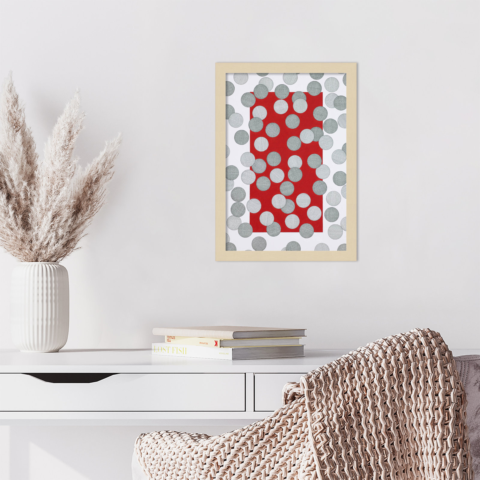 Over the Hills and Far Away Print, Brown, 17" H x 12" W x 1" D