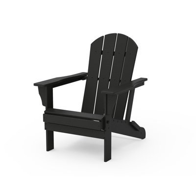 Chaise Adirondack pliante en noir