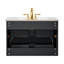 Ensemble de meuble-lavabo simple 24 po avec lavabo en céramique-2034822512-2034822515
