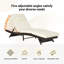 Ensemble de chaises d'extérieur inclinables en osier pour se détendre et se faire bronzer-1880174340