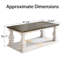Table basse rectangulaire de style campagnard-171723940