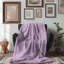 Doux violet - couverture sherpa de qualité supérieure 1 pièce 0219-100249742