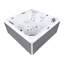 Outdoor Hot Tub with LED OZOGOCHE Grey