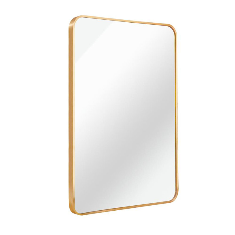 Rectangular Bathrrom Mirror (Gold), Gold