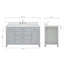 Meuble-lavabo simple avec plateau en quartz Macnair-600916788-554275411