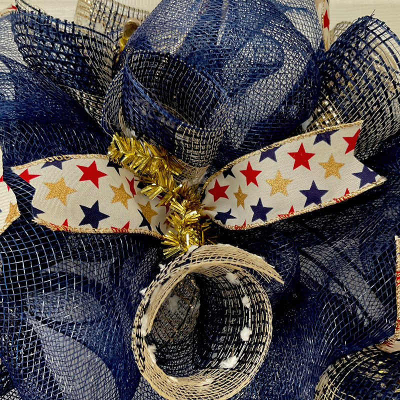 Couronne patriotique célébrant 250 ans de liberté