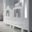 Ensemble de meuble-lavabo double 102 po avec miroir et armoire à linge Mance-24550971