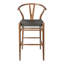 Tabouret de bar et de comptoir en bois massif Etta-951073311-1056858789