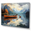 Canada Mountain Lake Reflections II - reproduction sur toile-63451994-63451993