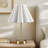 Tap-Control And Dimmable Accent Table Lamp With Power Outlet Gold See Below