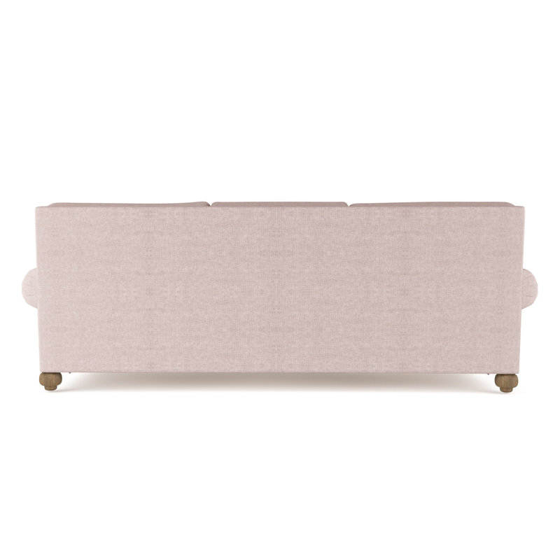 Canapé Leroy, H 36 po x l 96 po x P 49 po, Peluche velours rosé, Patiné