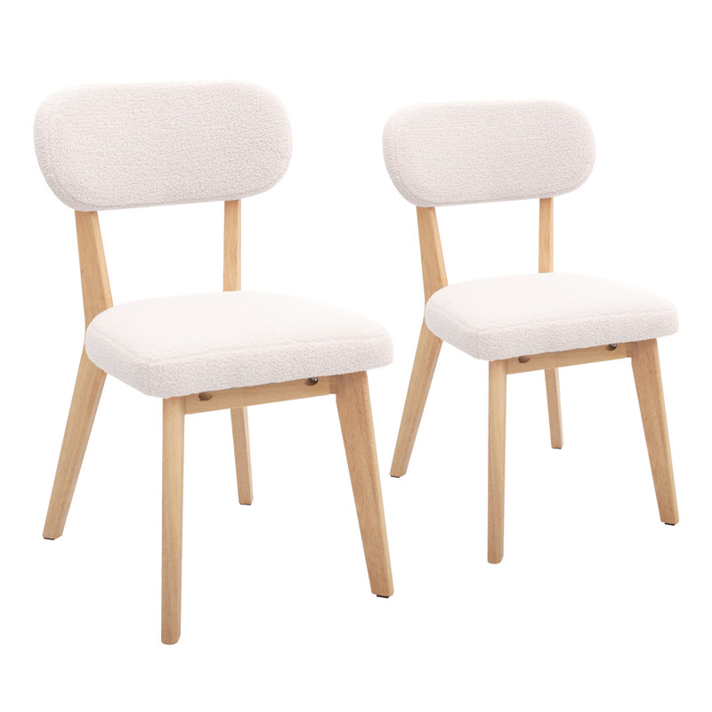 Chaise d'appoint Joeline, Crème