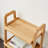 25.6"W Solid Oak End Table with Shelves-1443468322-1443468348