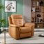Fauteuil inclinable électrique en cuir végétalien ultra doux 39,4 po Alverez-110327133