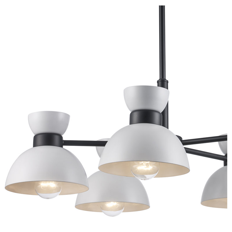 Kaheim 5 - Light Dimmable Classic / Traditional Chandelier, Black