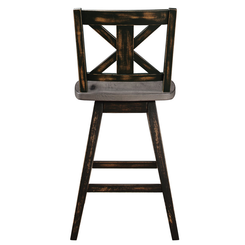Sheila Swivel Counter Stool, Sand Gray