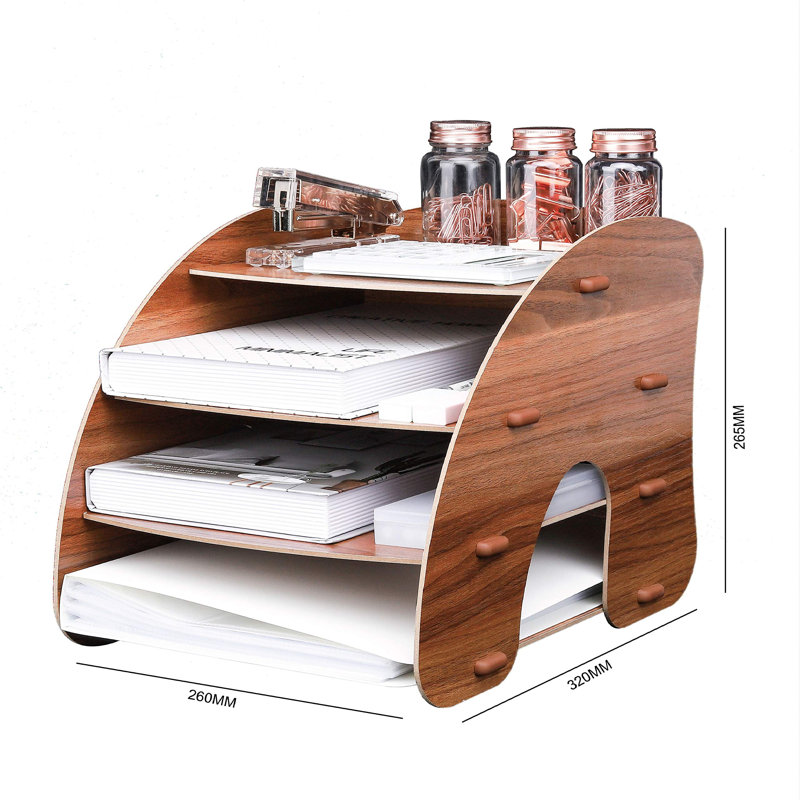 Britzy Manufactured Wood File Organiser