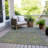 Machine Washable Indoor/Outdoor Xhevrie Blue Rug-2014769107