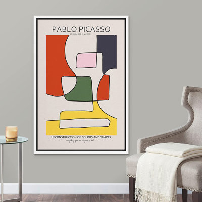 " Line Art Abstract Shapes Illustrations " by Pablo Picasso