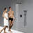 Circular Shower Faucet with Rough-in Valve-74557749