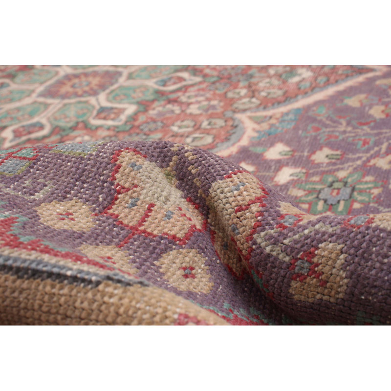 Tapis mauve unique 9 pi 6 po x 12 pi 8 po Antalya