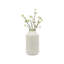 Vase aztèque en céramique neutre texturé ivoire-238890285