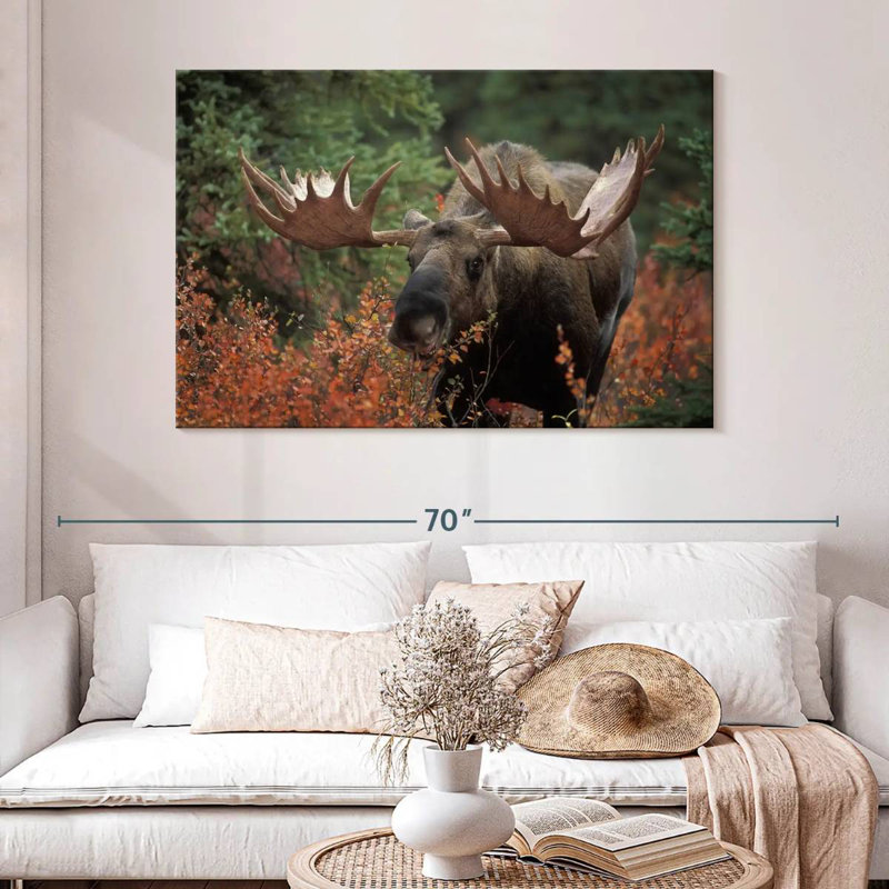 Brampt Moose Forest Meal, 32" H x 48" W
