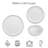Laya Matte Coupe Melamine Dinner Plate