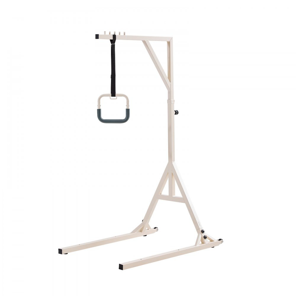 Trapeze Bar for Bed Mobility 350LBS Capacity Bed Trapeze with 2 Wheels