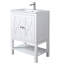 Meuble-lavabo simple 24 po avec plateau en céramique