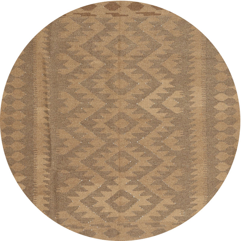 Southwestern Indoor Rug, Round 5'