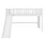 Lit mezzanine double pleine grandeur avec glissade et échelle, cadre de lit en bois avec garde-corps pour filles, garçons, aucun sommier requis-672812654