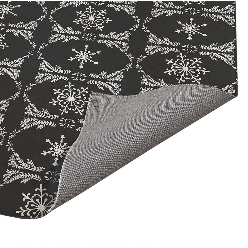 Paillasson d'intérieur, Argent / gris anthracite, L 60 po x L 84 po