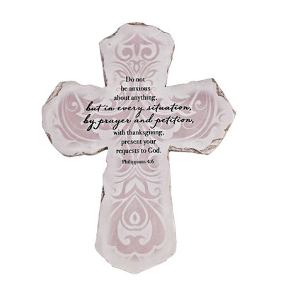 Croix de table «Don't Be Anxious 7H»