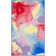 Darline Performance Machine Washable Abstract Rug
