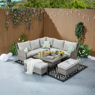 Nine-person Sofa Set With Standard Square Ice Bucket