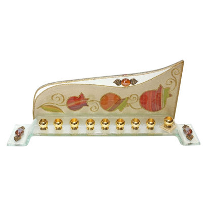 Glass Menorah