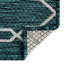 Tapis intérieur / extérieur bleu sarcelle Joniell-200652506
