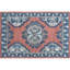 Vintage Glory Hand Hooked Wool Rug in Blue/Faded Red/Cream-84521081