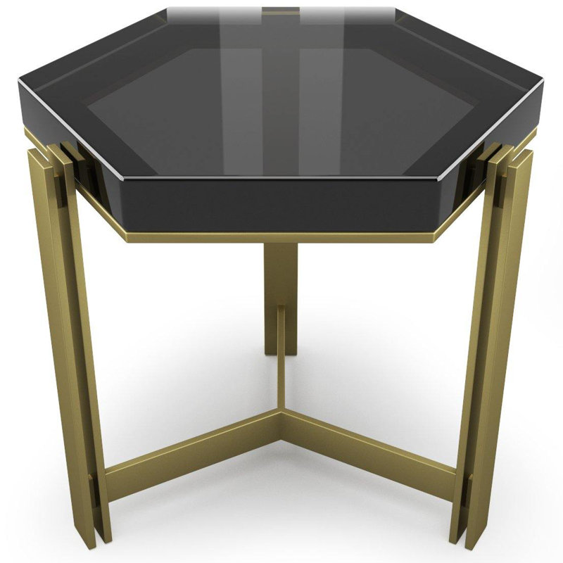 Coffee Table, Army Green Top/Chrome Base, 17.7" H x 35.4" L x 35.4" W