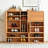 Multi-functional entrance hall shoe cabinet set