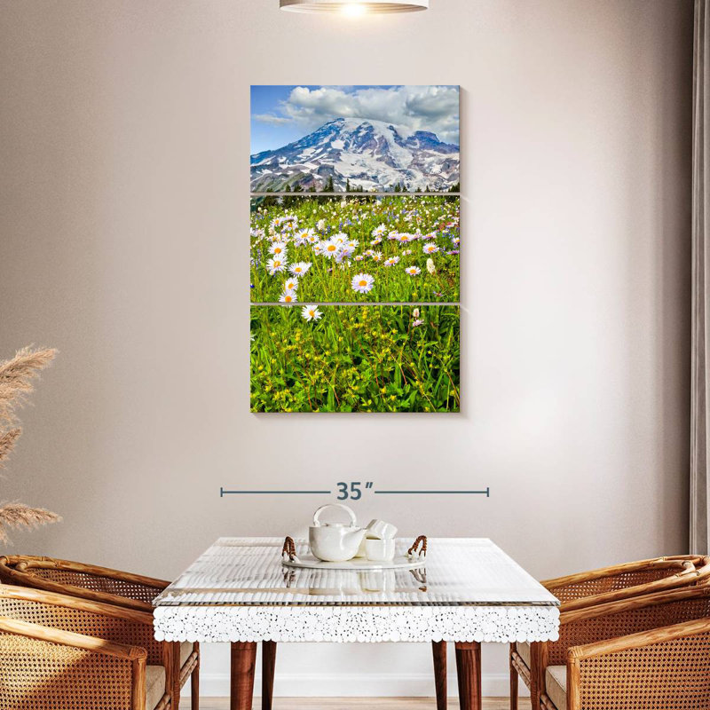 Alvord Mount Rainier Meadow, H 45 po x l 28 po