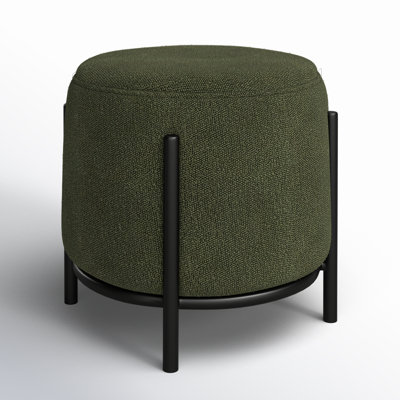 Formentera Round Stool Boucle Yellow