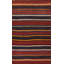 Tapis rayé en laine Kilim 6 x 9