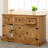 Odelie Solid Wood Farmhouse Buffet Cabinet Sideboard 2 Doors 5 Drawers