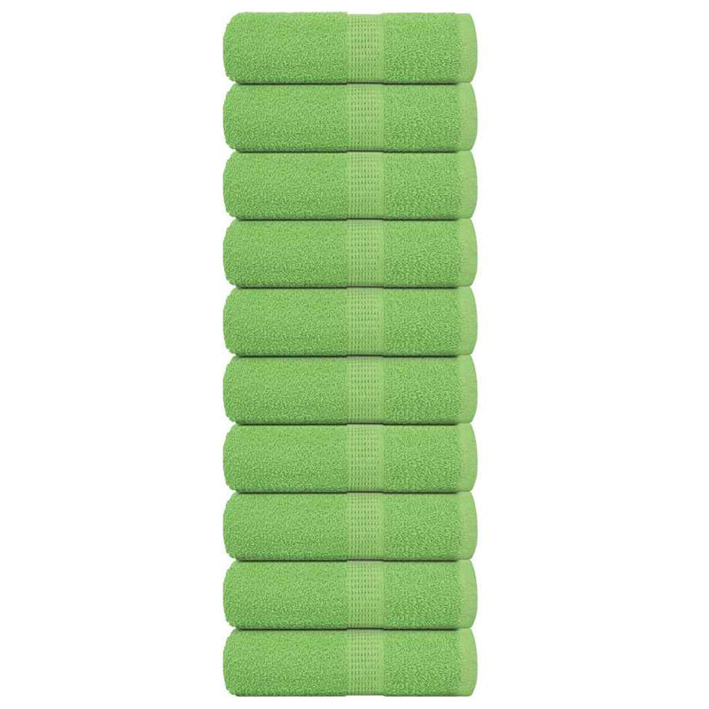 Semyon 100% Cotton Fingertip Towel, Apple green