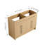 Meuble-lavabo autoportant 48 po, 4 portes à fermeture douce, chêne original, contreplaqué, KD-PACKING, (meuble-lavabo seulement, sans lavabo)-806517947