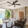 132cm LED Ceiling Fan with Dimmable Light Kit and Remote