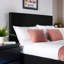 XR Living Ava Upholstered TV Bed with LED Lighting-109116948-109116947