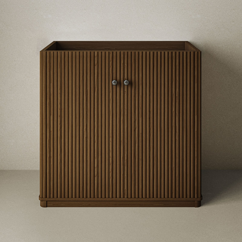 Armoire de meuble-lavabo sur pied 36 po Lafayette, Noyer